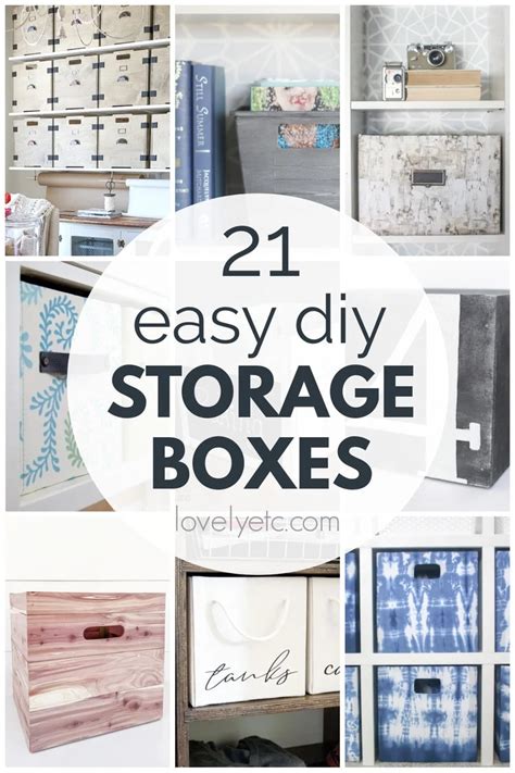 metal and wood trunk boxes diy|diy storage boxes ideas.